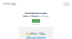 Desktop Screenshot of pivotalmerchantinsights.com